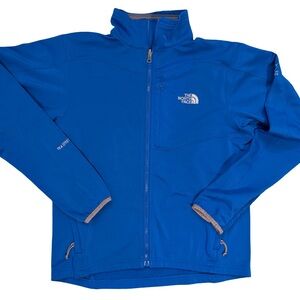 The North Face Flight Series TKA Stretch Blue Zip Up Jacket Large